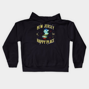 New Jersey is my Happy Place Kids Hoodie